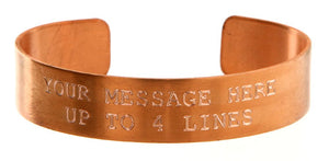 Copper Custom Memorial Bracelet