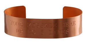 Copper Custom Memorial Bracelet