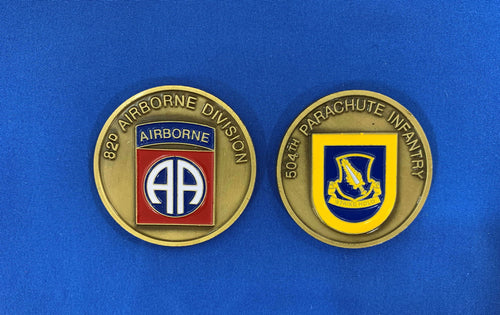 504th Parachute Infantry Regiment Coin