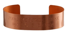 Load image into Gallery viewer, Copper Custom Memorial Bracelet