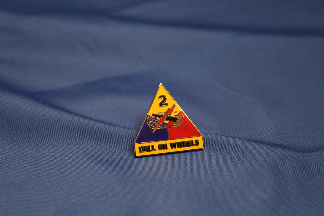 2nd Armored Division Hat Pin