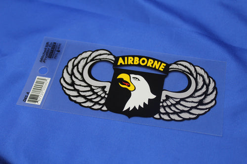 101st Airborne Jump Wings Decal