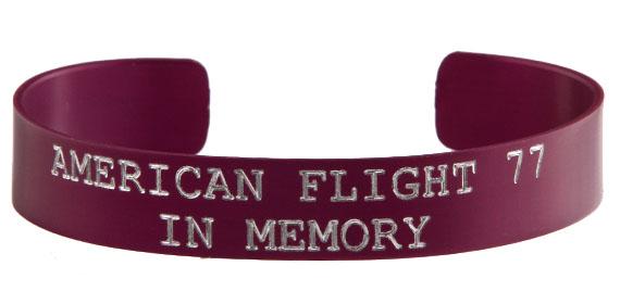 American Flight 77 - In Memory Bracelet