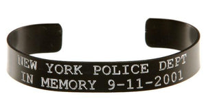 New York Police Dept - In Memory 911 Bracelet