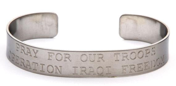 Pray for our Troops - Operation Iraqi Freedom Bracelet