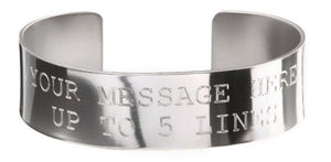 Stainless Steel Custom Memorial Bracelet