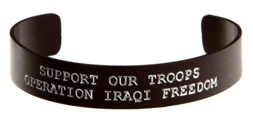 Support our Troops Operation Iraqi Freedom Bracelet