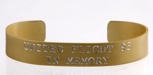 United Flight 93 - In Memory Bracelet